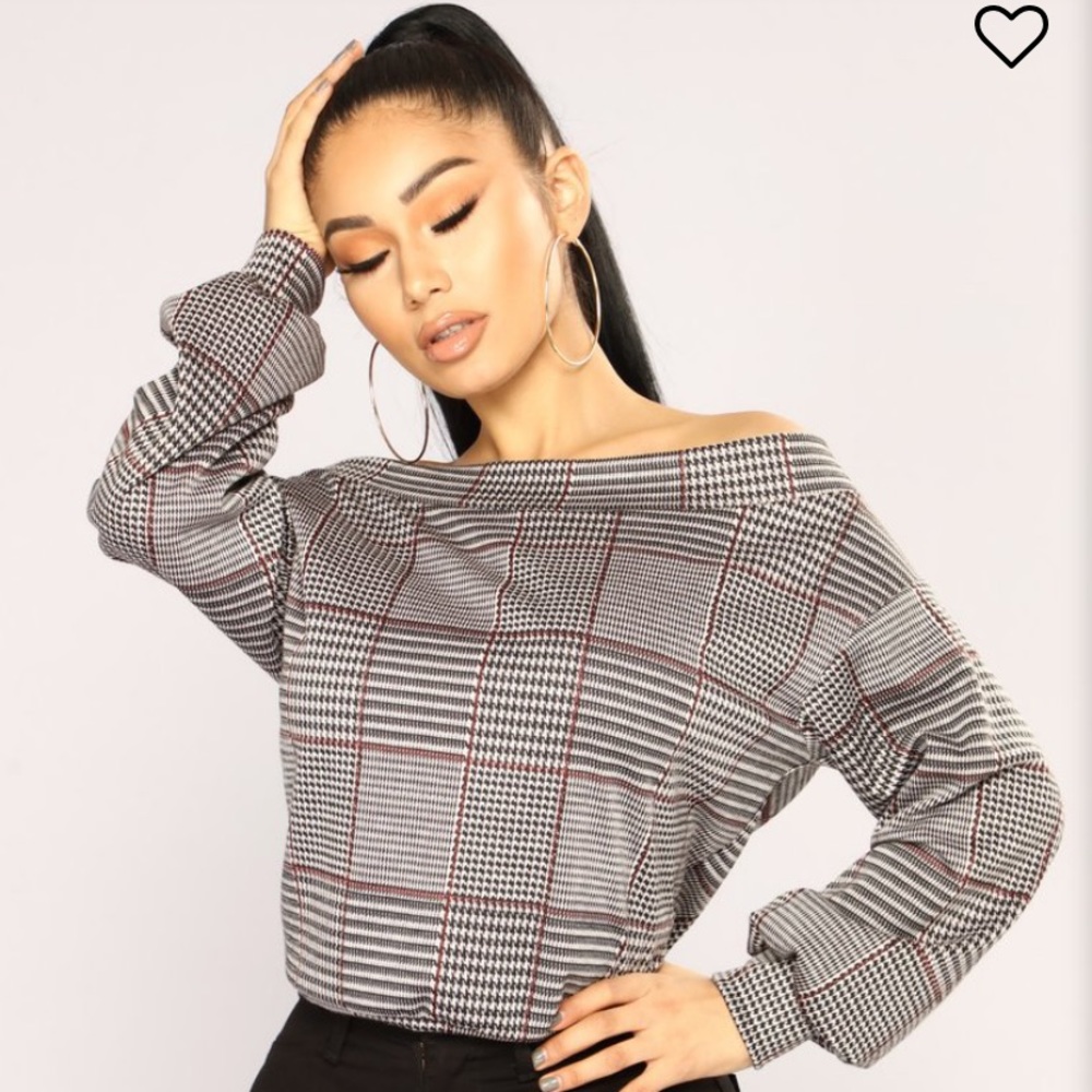 Before The Goodbye Off Shoulder Top - Black Combo